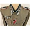 Image 2 : WWII GERMAN ARMY ARTILLERY NCO SUMMER LIGHT WEIGHT UNIFORM TUNIC SUD FRONT