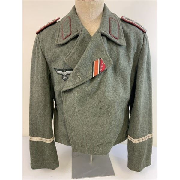 WWII GERMAN ARMY NCO OFFICER ASSAULT GUNNER UNIFORM WRAPPER JACKET