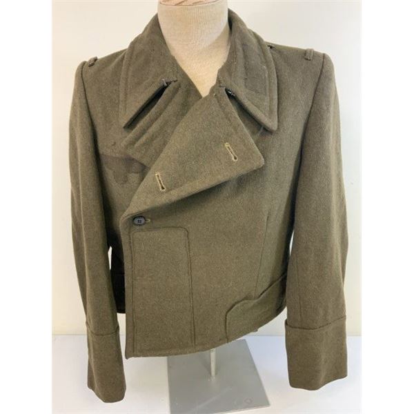 WWII GERMAN PANZER OR ASSAULT GUNNER UNIFORM WRAPPER LATE WAR CONVERSION