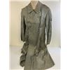 Image 1 : WWII GERMAN SS OFFICER GRAY CANVAS RAIN COAT