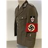 Image 2 : WWII GERMAN RARE RAD HIGH RANKING OFFICER UNIFORM TUNIC