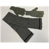 Image 3 : WWII GERMAN MILITARY ISSUED WOOL SCARF AND GLOVES