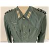 Image 2 : WWII GERMAN GD REED GREEN HBT LIGHT WEIGHT REENACTMENT UNIFORM TUNIC