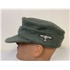 Image 3 : WWII GERMAN WAFFEN SS ENLISTED M43 WOOL REENACTMENT HAT