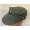 Image 8 : WWII GERMAN WAFFEN SS ENLISTED M43 WOOL REENACTMENT HAT