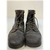 Image 4 : WWII GERMAN MILITARY BLACK LEATHER FIELD BOOTS WITH HOBNAILS