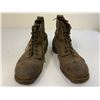 Image 2 : WWII GERMAN MILITARY BROWN LEATHER M37 FIELD LOW BOOTS WITH HOBNAILS