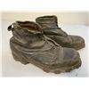 Image 3 : WWII GERMAN GEBIRGSJAGER MOUNTAIN TROOPS COMBAT BOOTS WITH HOBNAILS AND CLEATS