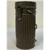 Image 9 : WWII GERMAN GAS MASK AND FILTER WITH CANISTER LUFTSCHUTZ