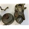 Image 5 : WWII GERMAN GAS MASK AND FILTER WITH CANISTER AND GAS CAPE BAG STRAPPED