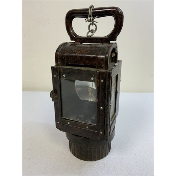 WWII GERMAN MILITARY BAKELITE CARBIDE BUNKER LANTERN
