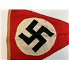 Image 1 : WWII GERMANY THIRD REICH TRIANGULAR PENNANT WITH INK STAMP