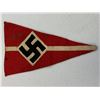 Image 1 : WWII GERMANY THIRD REICH HJ HITLER YOUTH TRIANGULAR PENNANT