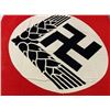Image 3 : VERY LARGE NAZI GERMAN RAD WOMANS CAMP FLAG - GREAT CLEAN CONDITION