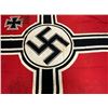 Image 8 : WWII GERMAN NAVY VERY LARGE SIZE KRIEGSMARINE BATTLESHIP FLAG