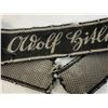 Image 2 : WWII GERMAN WAFFEN SS "ADOLF HITLER" BeVo CUFFTITLE UNIFORM FEMOVED