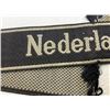Image 2 : WWII GERMAN WAFFEN SS "Nederland" CUFFTITLE