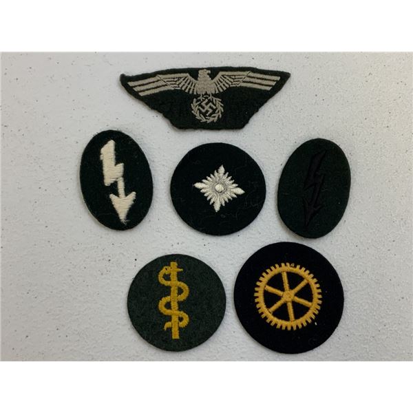 THIRD REICH GERMANY ARMY / NAVY SPECIALTY PATCHES LOT