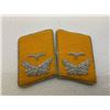 Image 2 : WWII GERMAN LUFTWAFFE OFFICER COLLAR TABS - MINT UNISSUED