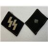 Image 1 : WWII GERMAN WAFFEN SS NCO COLLAR TABS UNTERSCHARFUHRER