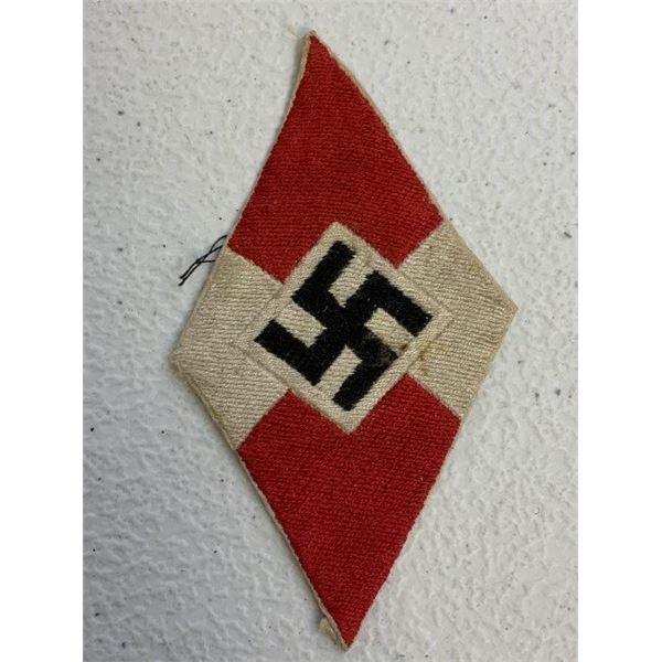 THIRD REICH GERMANY HITLER YOUT HJ BDM SLEEVE DIAMOND