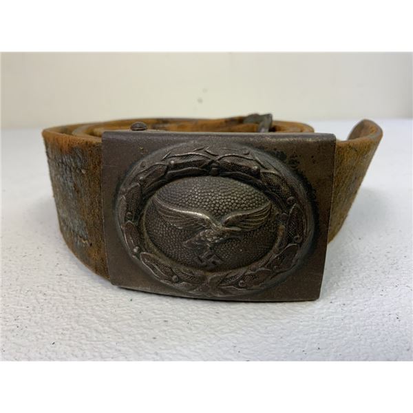 WWII GERMAN LUFTWAFFE ENLISTED / NCO BELT AND BUCKLE