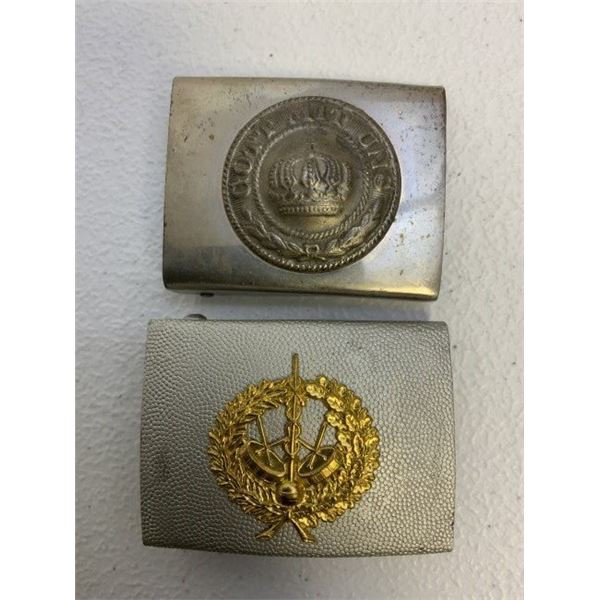 GERMANY LOT OF 2 BELT BUCKLES