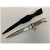 Image 3 : WWII GERMAN SHORT DRESS ARMY BAYONET WITH STAG GRIPS BY ROBERT KLAAS SOLINGEN