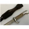 Image 6 : WWII GERMAN SHORT DRESS ARMY BAYONET WITH STAG GRIPS BY ROBERT KLAAS SOLINGEN