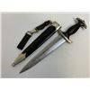Image 4 : NAZI GERMANY EARLY M33 SS DAGGER WITH GROUND ROHM BLADE