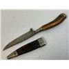 Image 1 : THIRD REICH GERMANY SMALL FIGHTING KNIFE BY ANTON WINGEN IN LEATHER SHEET