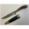 Image 2 : THIRD REICH GERMANY SMALL FIGHTING KNIFE BY ANTON WINGEN IN LEATHER SHEET