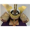 Image 3 : JAPAN VINTAGE JAPANESE SAMURAI DISPLAY DOLL KABUTO HELMET WITH TRUNK
