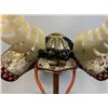 Image 3 : JAPAN VINTAGE JAPANESE SAMURAI DISPLAY DOLL KABUTO HELMET WITH TRUNK