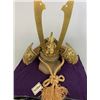 Image 2 : JAPAN VINTAGE JAPANESE SAMURAI DISPLAY DOLL KABUTO HELMET WITH TRUNK