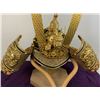 Image 3 : JAPAN VINTAGE JAPANESE SAMURAI DISPLAY DOLL KABUTO HELMET WITH TRUNK