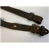 Image 2 : WWII GERMAN MP40/38 or K98 RIFLE LEATHER SLING