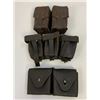 Image 1 : ANTIQUE SWISS / GERMAN / RUSSIAN LOT OF 3 AMMUNITION LEATHER POUCHES
