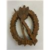 Image 1 : WWII GERMANY SOLDIERS TRENCH ART WOODEN GENERAL ASSAULT BADGE
