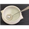 Image 1 : NAZI GERMANY LUFTWAFFE PORCELAIN MESS HALL SOUP TUREEN WITH LADLE