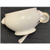 Image 2 : NAZI GERMANY LUFTWAFFE PORCELAIN MESS HALL SOUP TUREEN WITH LADLE