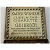 Image 8 : IMPERIAL GERMANY 1913 KAISER WILHELM SILVER JUBILEE CIGARETTE CASE WITH CIGARETTES