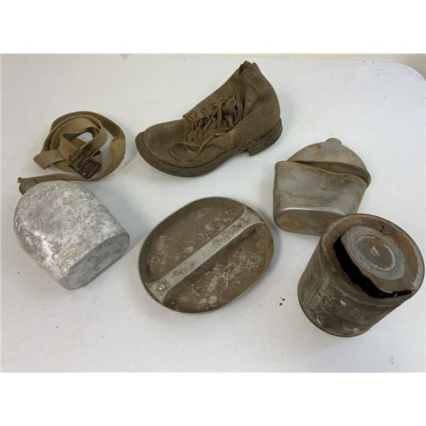 WWII US GI LOT OF ITEMS FOUND IN LUXEMBOURG