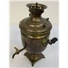 Image 9 : ANTIQUE RUSSIAN SMALL SIZE BRASS SAMOVAR TEA KETTLE