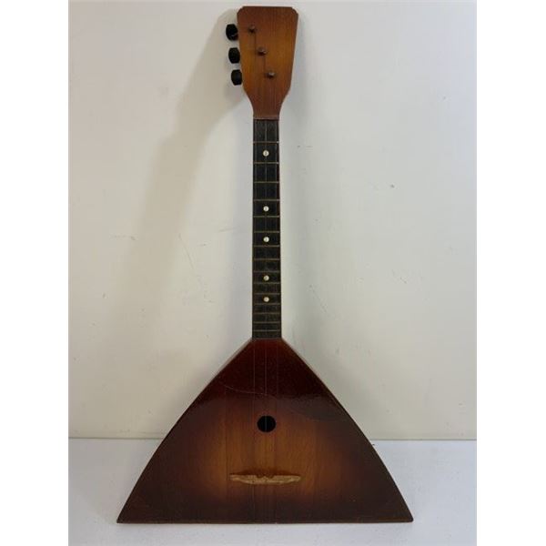 VINTAGE USSR RUSSIAN BALALAIKA 3 STRINGS FOLK GUITAR