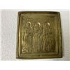 Image 1 : IMPERIAL RUSSIA BRASS TRAVELING ICON 19h CENTURY