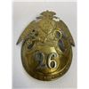 Image 4 : IMPERIAL RUSSIAN CRIMEAN WAR ERA BRASS EAGLE 26th ARMY INF REG. HELMET FRONT PLATE