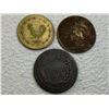 Image 2 : IMPERIAL RUSSIA ALEXANDER I LOT OF 3 NAPOLEONIC WARS JETTONS MEDALS