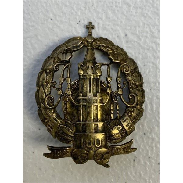 IMPERIAL RUSSIA GOROKHOV 182nd INFANTRY REGIMENT BADGE