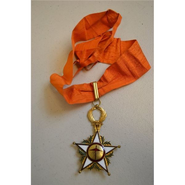 COLONIAL FRANCE MOROCCO ORDER OF QUISSAM ALAOUITE COMMANDER NECK ORDER